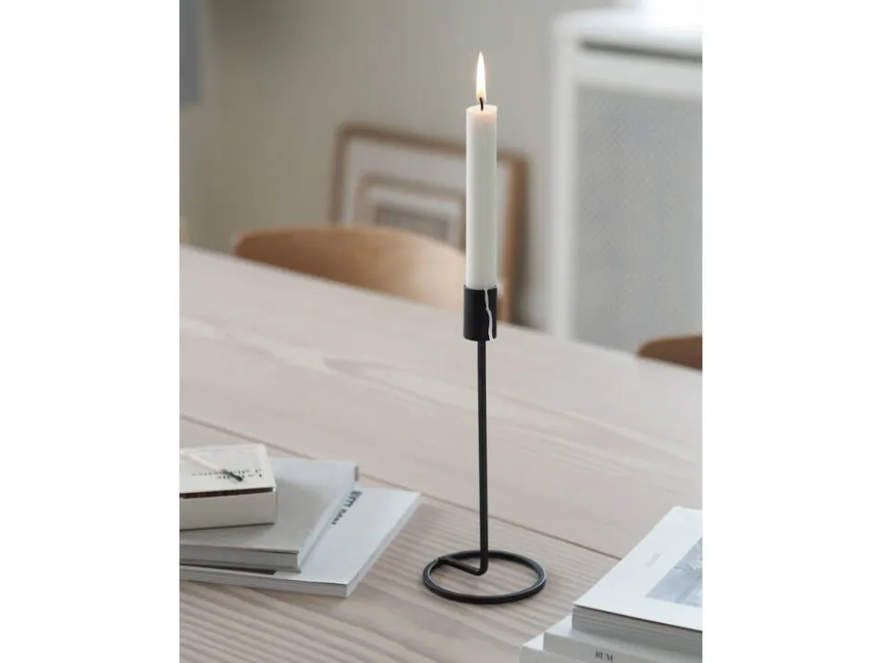 Villa Collection kynttilänjalka 23,5 cm musta rauta
