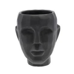 Villa Collection Vern ruukku 22,5 cm sementti musta
