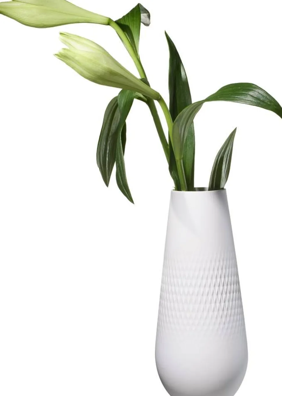 Villeroy&Boch Collier Vaasi 11,5x11,5x26cm valkoinen