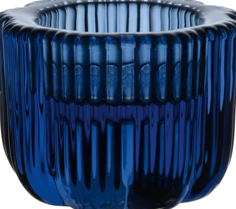 Villeroy & Boch Fleur kynttilänjalka 2 in 1 sininen