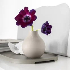 Villeroy&Boch Manufacture Collier vaasi 11x11x12 cm 0,58 L perle beige