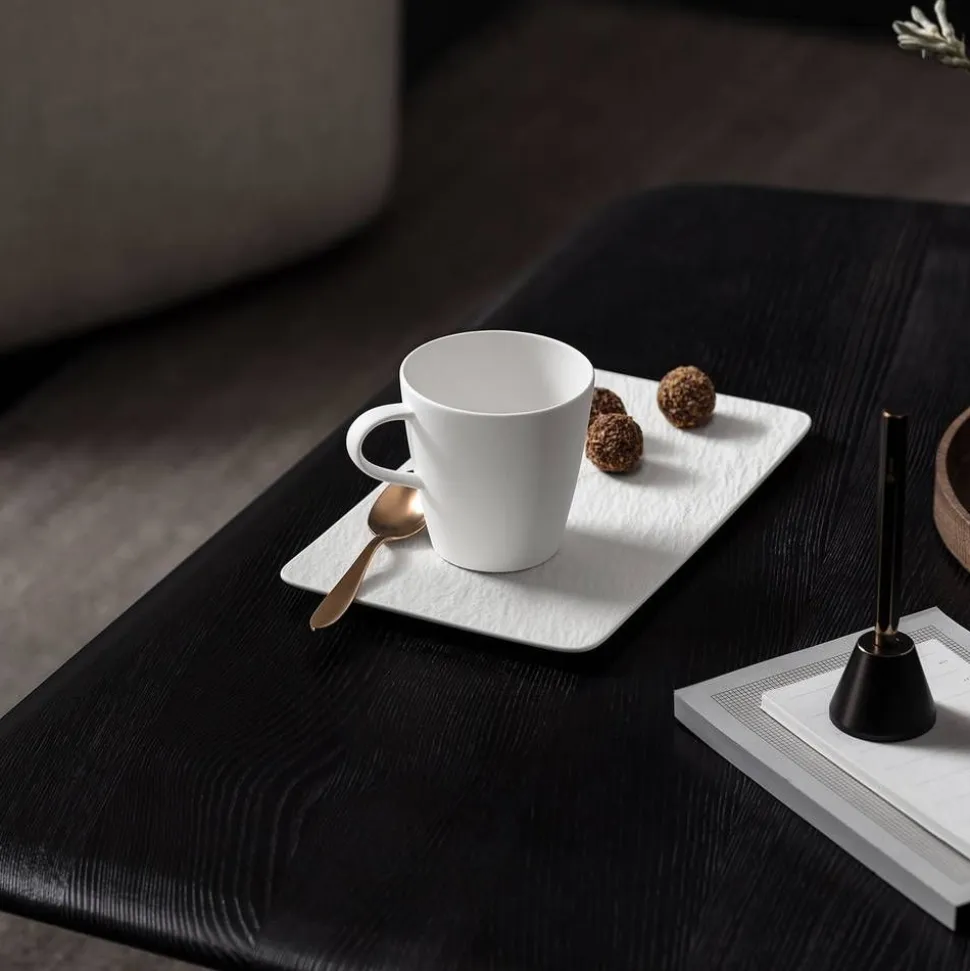 Villeroy&Boch Manufacture Rock Tarjoilulautanen 35x18x1 cm valkoinen