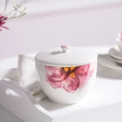 Villeroy&Boch Rose Garden Teepurkki 13,5x13,5x12,5 cm 0,7l