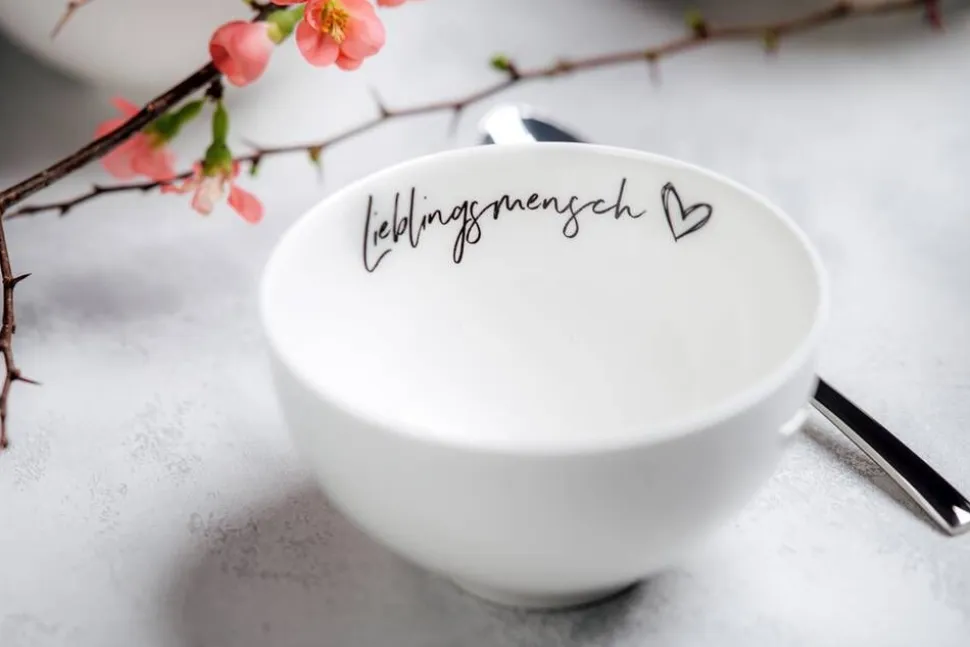 Villeroy&Boch Statement kulho Ø14 cm 0,47l Lieblingsmensch