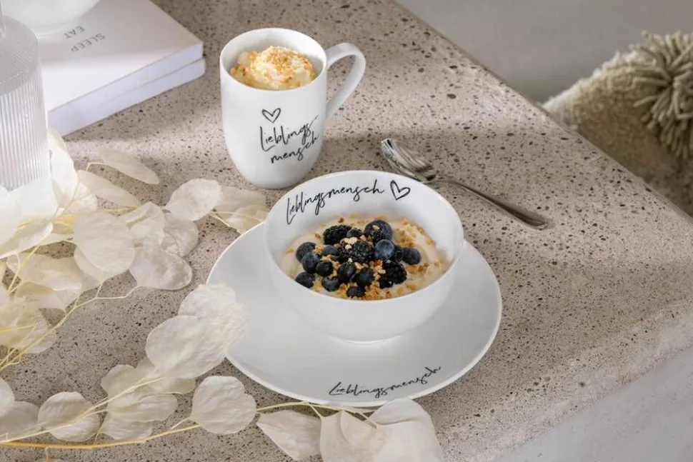Villeroy&Boch Statement kulho Ø14 cm 0,47l Lieblingsmensch