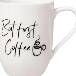 Villeroy&Boch Statement muki 11,5x8x10,5cm 0,28l But first Coffee