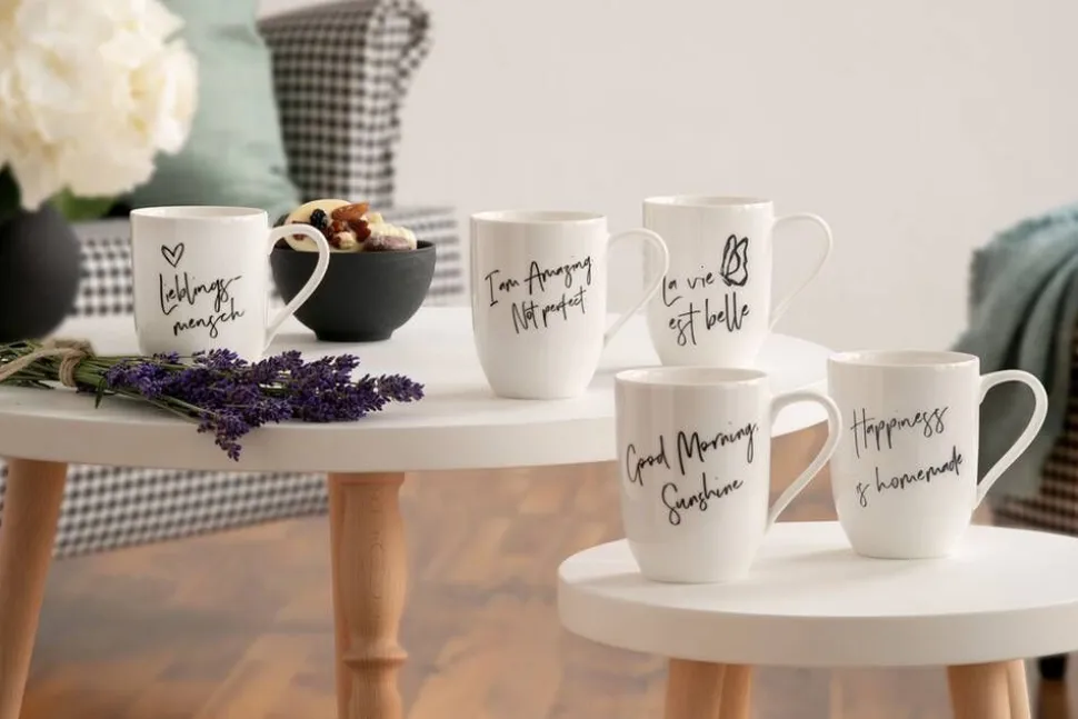 Villeroy&Boch Statement muki 11,5x8x10,5cm 0,28l La vie est belle
