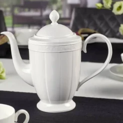 Villeroy&Boch White Pearl Kahvikannu 1,35l 6 hlö