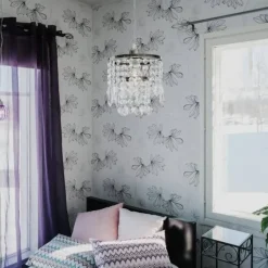 Virvatuli kattovalaisin Crystal C1 antiikkimessinki