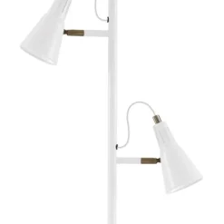 Virvatuli lattiavalaisin Solina 2-os. 155 cm mattavalkoinen