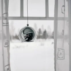 Virvatuli riippuvalaisin Bollen 1-os. LED kromi