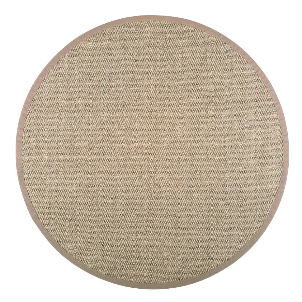 VM-Carpet Barrakuda 9307 natur, Ø 133 cm, kantti 25