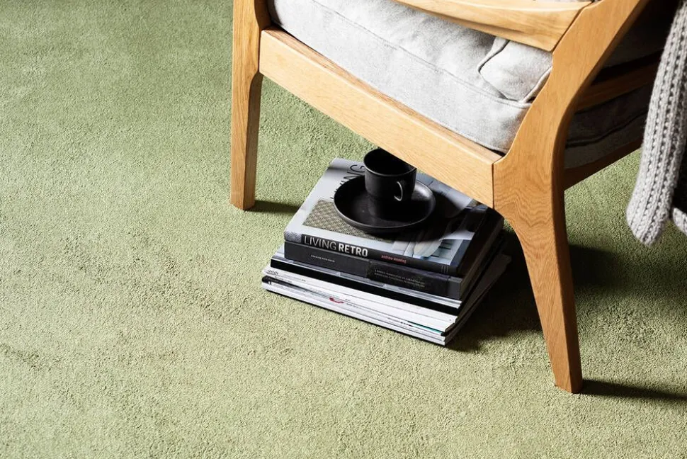 VM-Carpet Satine 572 vihreä, 200*300 cm, kantti 5784