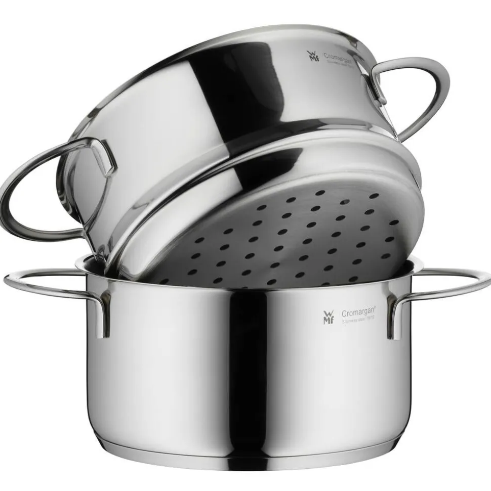 WMF Mini kattila 1,5 L höyrytyskorilla ja kannella