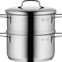 WMF Mini kattila 1,5 L höyrytyskorilla ja kannella