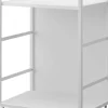 Yamazaki säilytysvaunu Tower 2 tasoa valkoinen