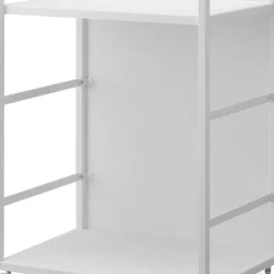 Yamazaki säilytysvaunu Tower 2 tasoa valkoinen
